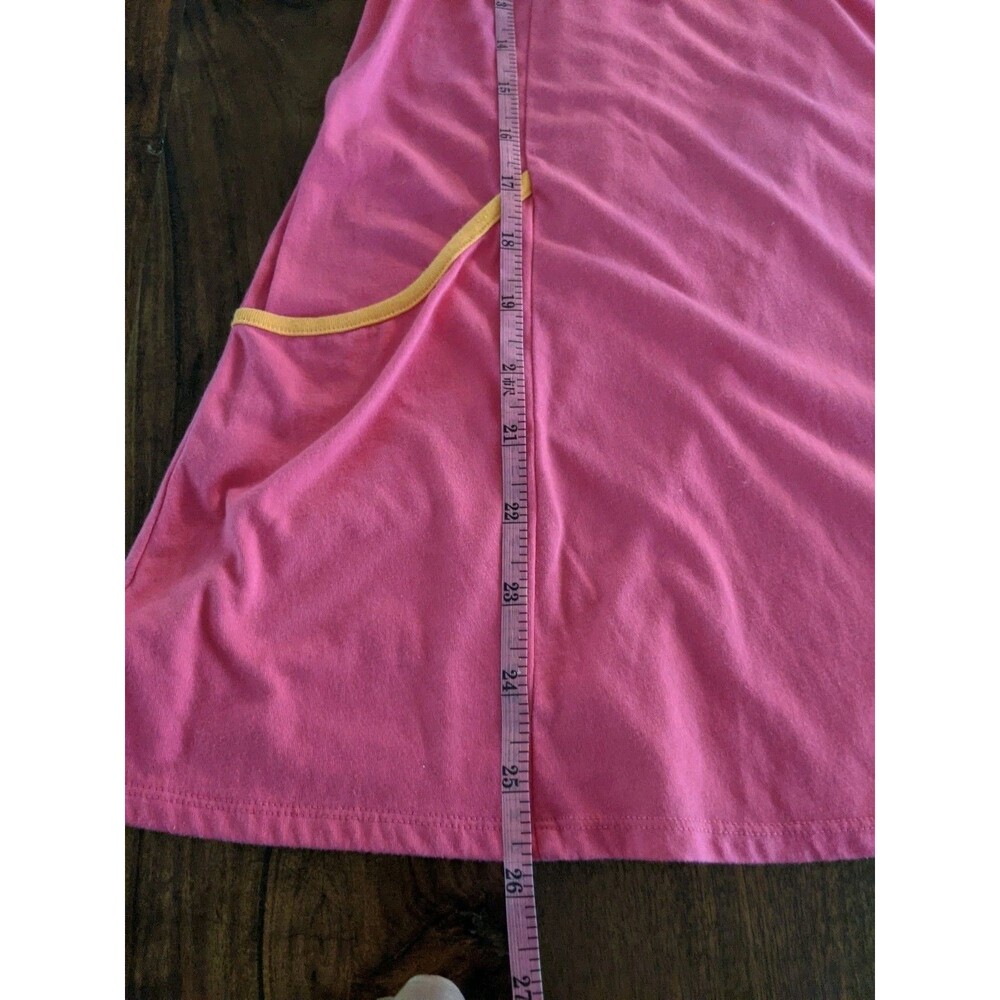Vintage Roxy Pink Babydoll Tank Dress Sz Small 90s Y2K Beachy Sporty Surf Swim - Picture 10 of 10